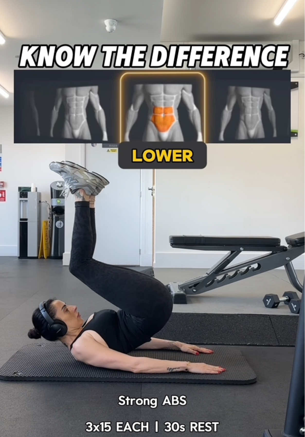 Know the difference ✅ strong ABS 🔥 #abs #absworkout #sixpack #core #coreworkouts 