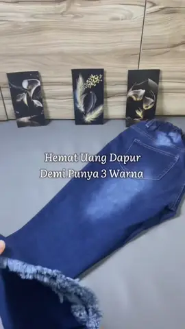 Cutbray Jeans Rawis Pinggang Karet
