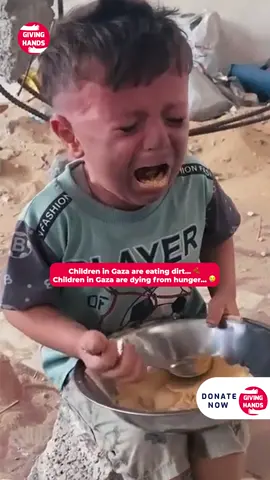 No child should cry with an empty plate. But some cries go unheard. Your kindness can turn tears into meals.🙏🏻😔
