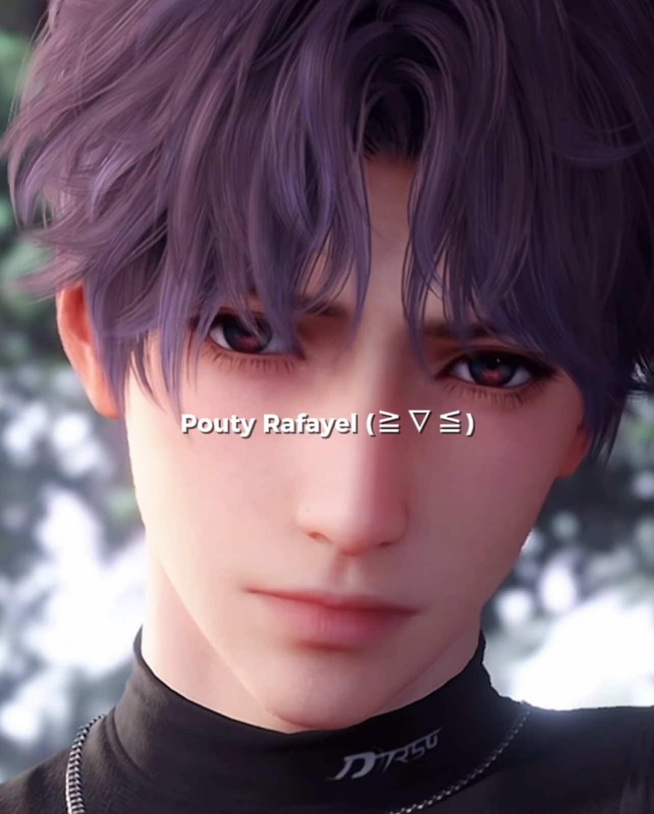 the boba eyes when he's poutinggg #rafayel #rafayelloveanddeepspace #loveanddeepspace 