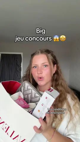 Gros jeu concours les filles !! 😱 J’ai décidé de vous faire gagner plein de produits que je n’utilise pas 🫶🏼 Les conditions sont : -Être abonnée à mon TikTok et à mes deux autres réseaux sociaux -Liker et republier -Identifier deux amies à vous ❤️ Fin du concours dimanche prochain 🤩 #prt #pourtoii #jeuconcours #produitoffert #concours #produit 