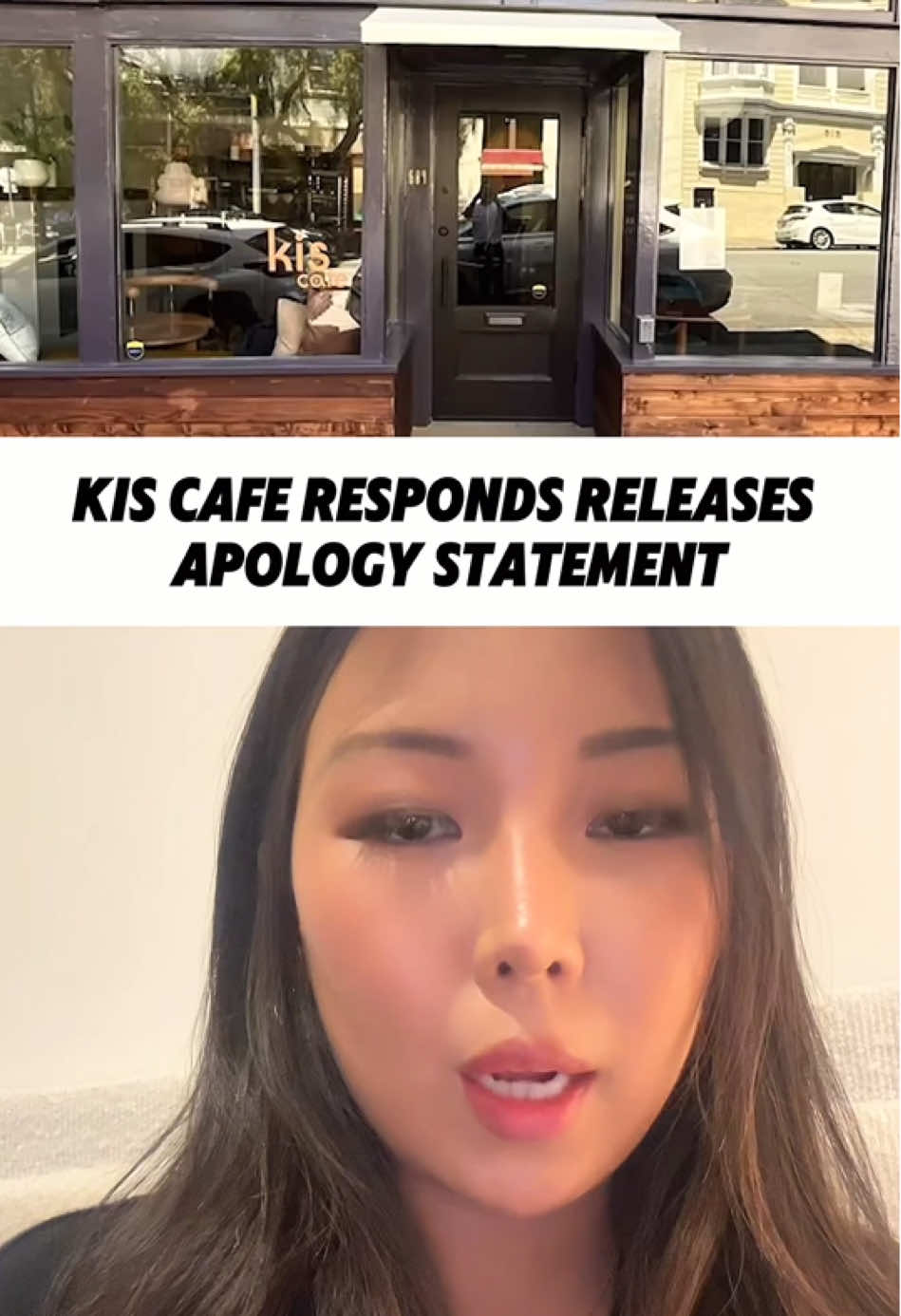Kis Cafe Responds Releases Apology Statement #kiscafe #FoodTok #influence #greenscreen #new #news #Update #viral #foryou #fyp #sanfrancisco #itskarlabb #lukesung 