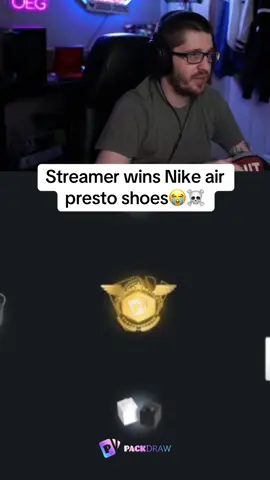Streamer wins Nike air presto shoes😭☠️ #kickstreaming 