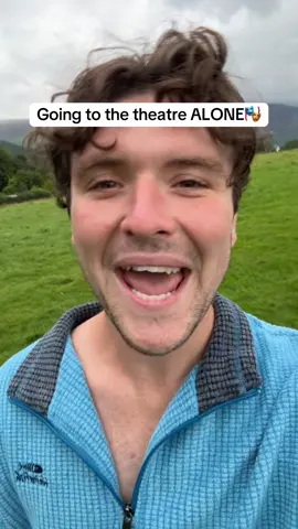 Take yourself on a solo date! Do it alone, don’t miss out🎭😃 #adventure #matthewhaywoodx #theatre #fyp 