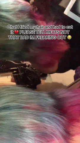 Guys I’m going through it don’t bully me I’ll pee 💔 #hair #hairdye #hairtransformation #goddammitputthebleachdown #blue #pink #alternative #goth #fyp #trend #trending #help #imgonnascream #hairfail #whatdoidonow #imgonnapee 