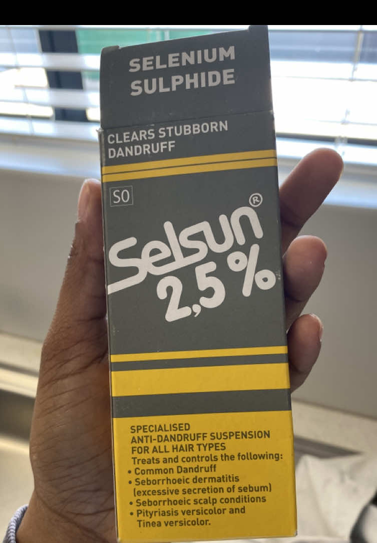 It’s called Selsun and is sold at @clicksza and @Dis-Chem, don’t walk run❤️@#psoriasisawareness #dandruffsolution #eczemaawareness #selsun #seborrheicdermatitis #creatorsearchinsight #fyp 