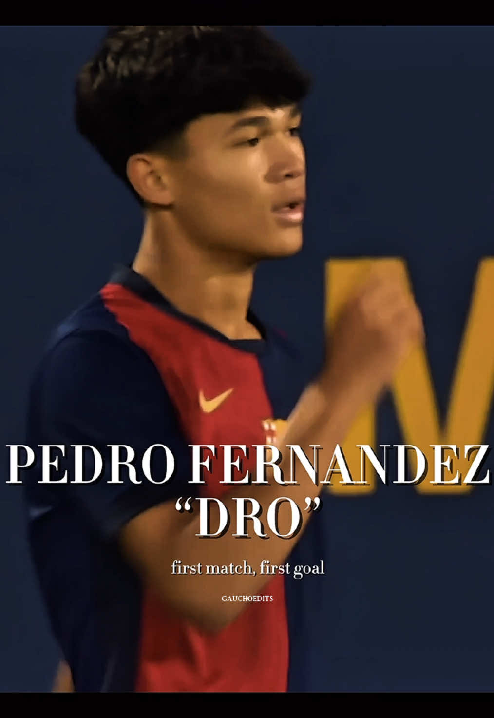 Dro marca en su primer partido 😈 Futura estrella #fcbarcelona #dro #pedrofernandez #goal #españa #barcelona #fyp 