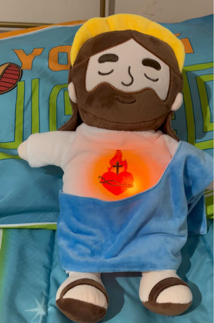 Yelakey Breathing Jesus Plush Toy with light and sound ✨ #jesus #yelakey #cute #plush #kids #birthday #birthdaygift #gift #christmas #christmasgift #easter #easterbasket #christian #beautiful #boys #girls #church #plushy #breathing #soothing #relax #calm #calming #anxiety #pray #tiktokshop #tiktokshopfinds 
