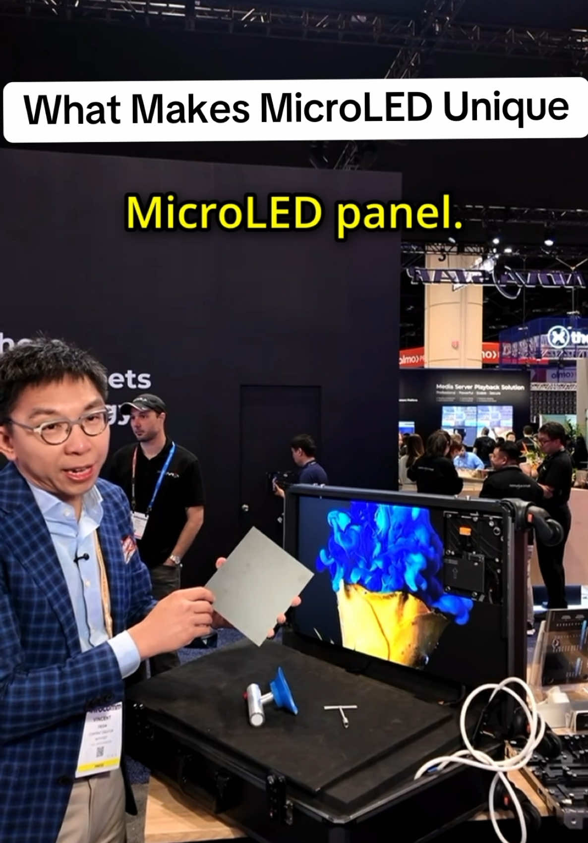 Ever seen a TV you can build like LEGO? #microled #tvtech #futureoftv