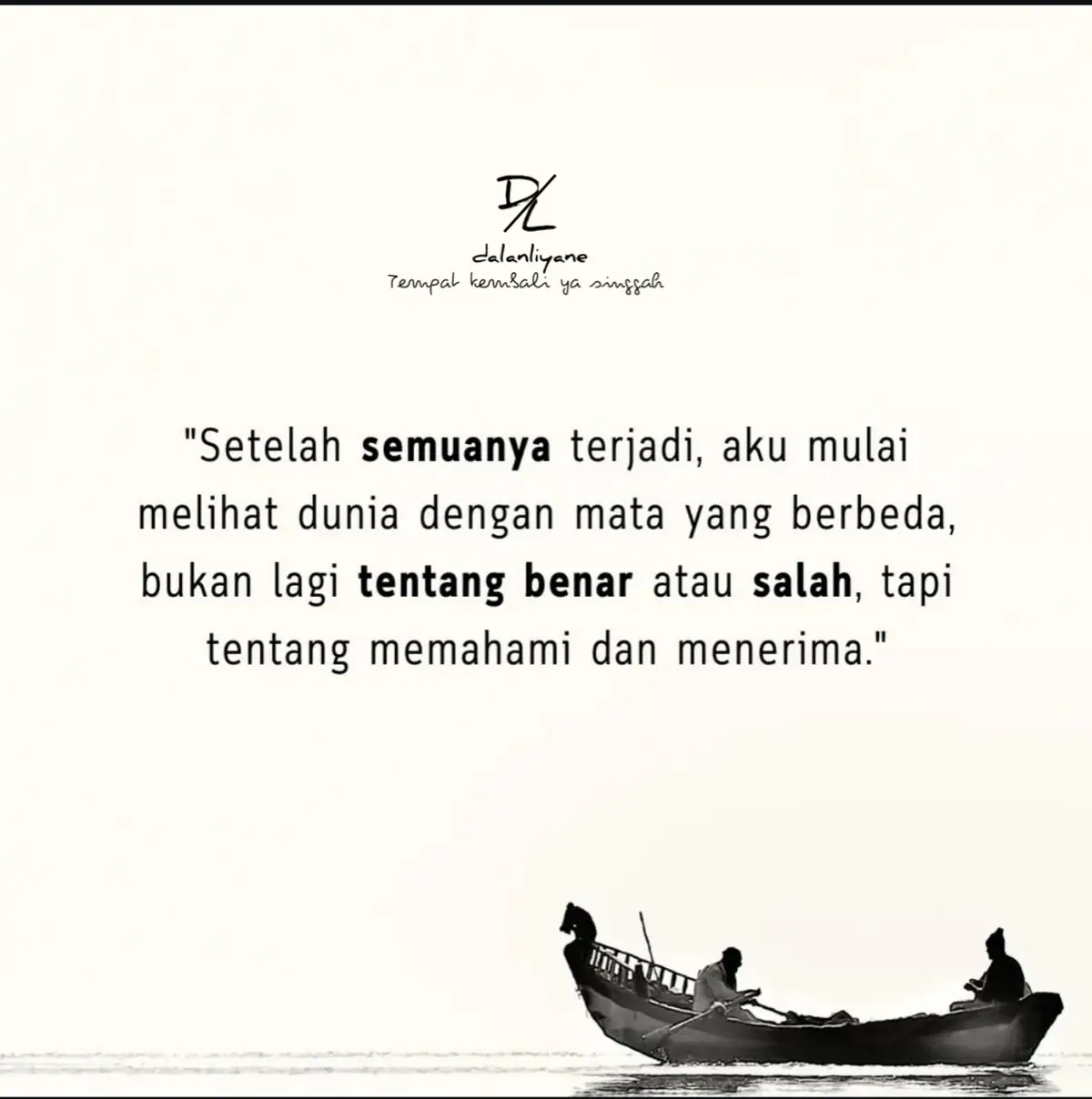 karena hidup nggak selalu hitam putih, kadang luka justru mengajarkan kita makna sabar yang sesungguhnya.  . pelan-pelan aku belajar melepaskan beban, bukan karena lupa, tapi karena ingin berjalan lebih ringan.  Dan pada akhirnya, damai itu datang bukan dari siapa yang menang, tapi dari hati yg mau mengalah demi tenang. #kutipan #motivation #fpyシ #motivasihidup   