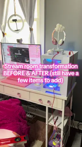 I’m so happy with how this turned out! I’m excited to stream at 11am and 7pm EDT tomorrow, July 28. Come join me on Tw!tch 🫶🏼💕  #twitchstreamer #twitchaffiliate #gamer #cozygames #cozystreamer #streamroom #transformation 