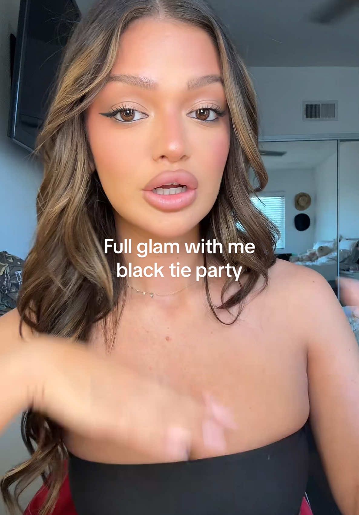 im so hungover but twas so fun #grwm #makeup #fullglam 