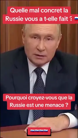 Vladimir Poutine a l'occident quelle mal concret la Russie vous a t-elle fait? #guerre #russie #ukraine #otan #etatsunis 