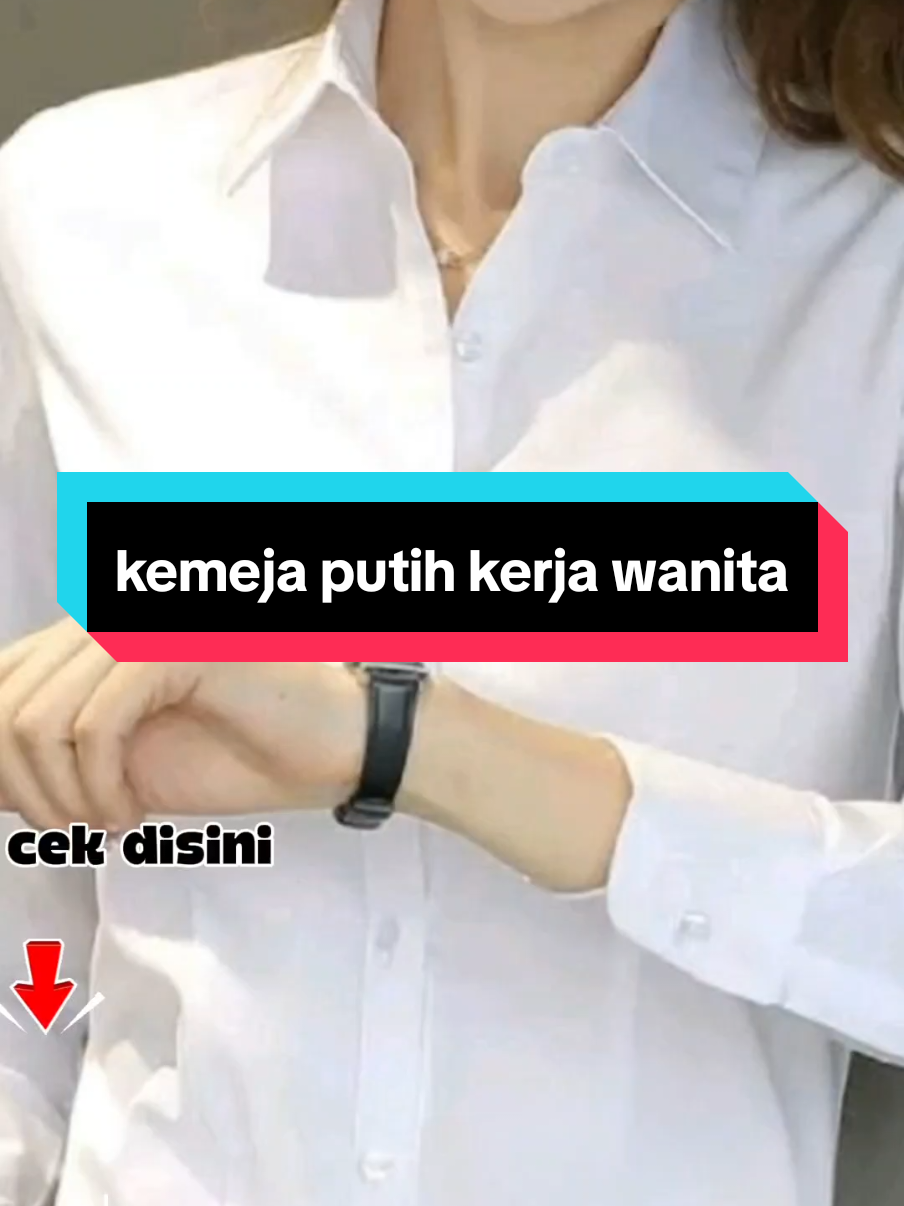 Kemeja putih kerja wanita lengan panjang kantor formal #kemejaputih #kemejalenganpanjang #kemejakerja #kemejakantor 