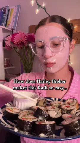 Tell us Hailey ... Mask from @medicube global  #haileybieber #sushilover #haileybieberstyle #medicube #fyp 