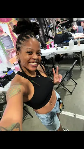 A recap of my Long Beach visit for the very first tattoo arts festival hosted by @Villain Arts Tattoo Festivals 💖✨ . Shoutout to my Ladies of ink Sisters for another great show! 😜🙌🏾 . #ZenAFink #BlackFemaleTattooArtist #FemaleTattooartist #tattooinspiration #SupportBlackArt #BlackOwned #Tattoo #Inkspiration #TattooCommunity #TattooArt #VillainArts #VillainArtsTattooConvention #villainartsattendingartist #TattooConvention #LongBeach #LongBeachCalifornia #LBC #southerncalifornia #californiatattooartist #CaliTattooArtist #ColorTattoos #california #calilife 