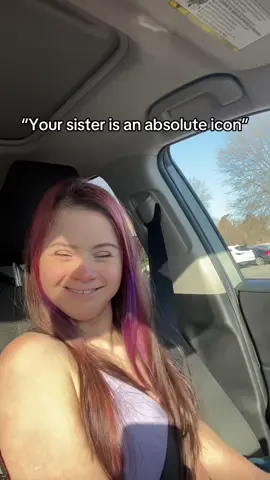 Sibling to sibling how does it feel to have an absolute icon as your sister 🤣 #fyp #relatable #foryou #trending 