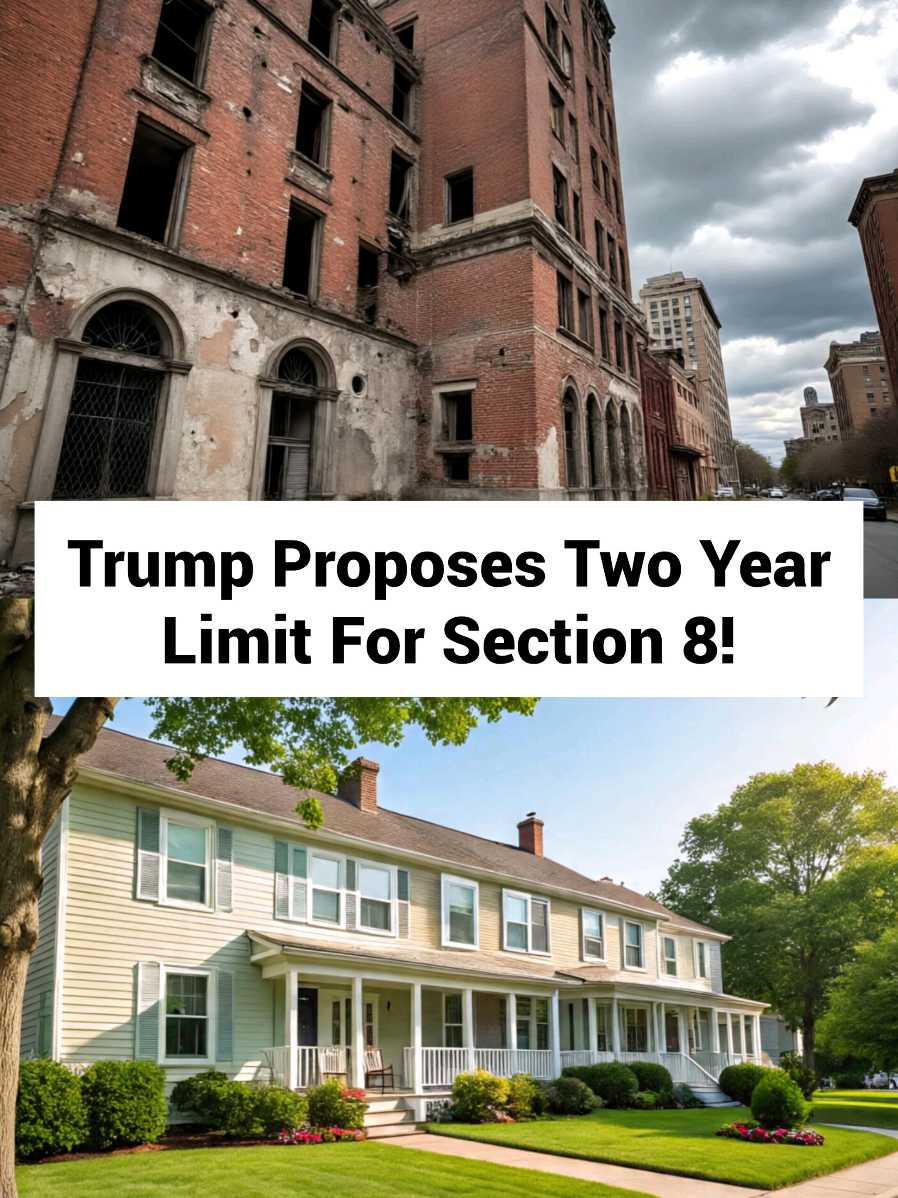 President Trump has proposed changes to the Government housing assistance program known as Section 8. Under the proposed new rules, people would only be allowed to use the program for two years.  . . . #trump #presidenttrump #governmentassistance #housing #section8 #news #politics 