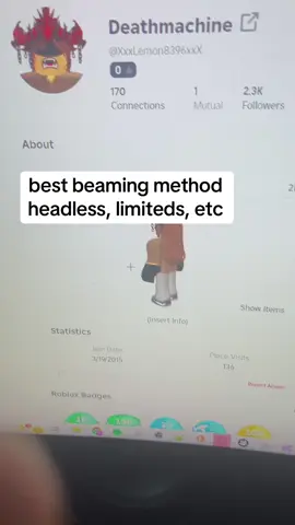 best beam method #roblox #fyp #beam #scam #method 