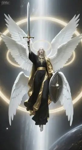 Angel spiritual code #God #angel #jesuschrist #aigenerated 
