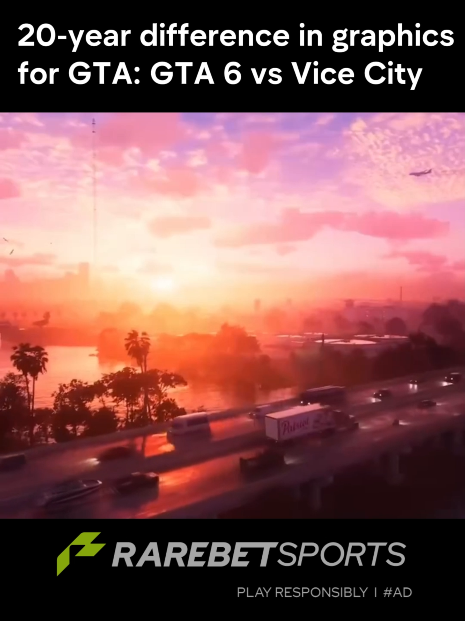 GTA 6 VS GTA Vice City: 20-Year Difference In Graphics #gta5 #gta #gta6 #vicecity