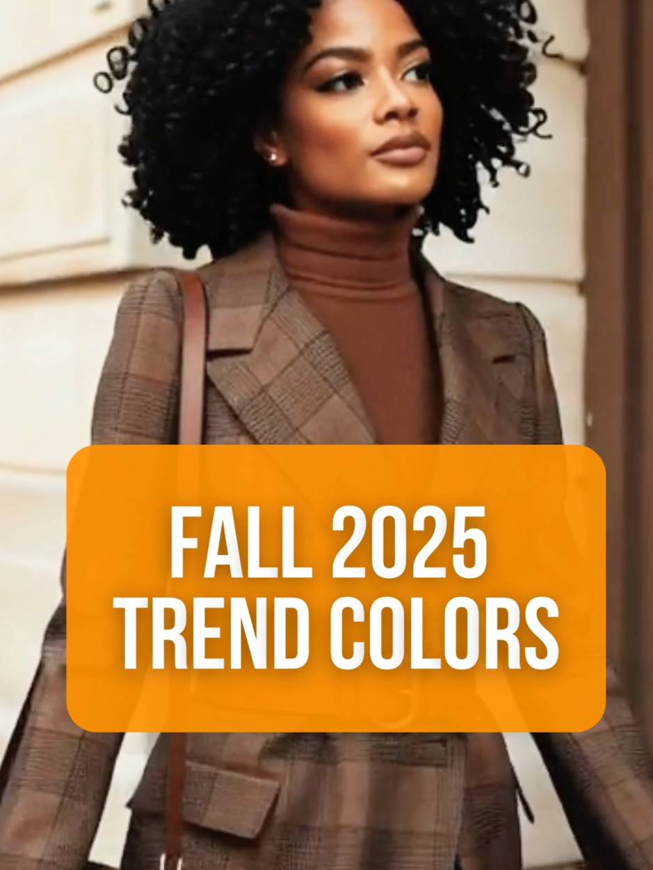 5 trending colors for fall you can start wearing right away. If you need more info on how to create stylish color combinations for your outfits Effective Colors - The Essential Color Combo Guide is here to help. Check out my profile for all the details! #effectivecolors #trendcolors2025 #styletips #outfitinspo #fallfashion2025 