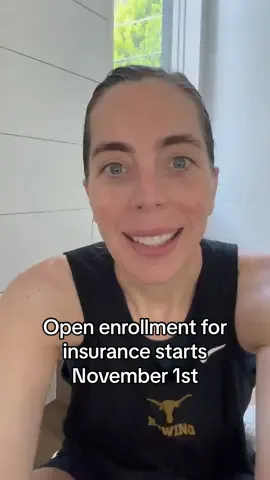 Open enrollment for health insurance starts November 1, 2025. Time to apply pressure to the system. Are you with me?