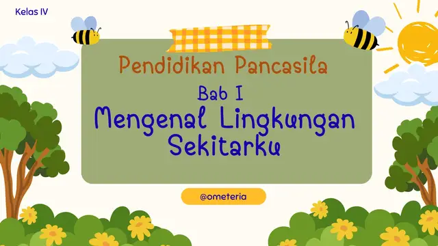 Rangkuman materi Pendidikan Pancasila kelas 4 Bab 1 