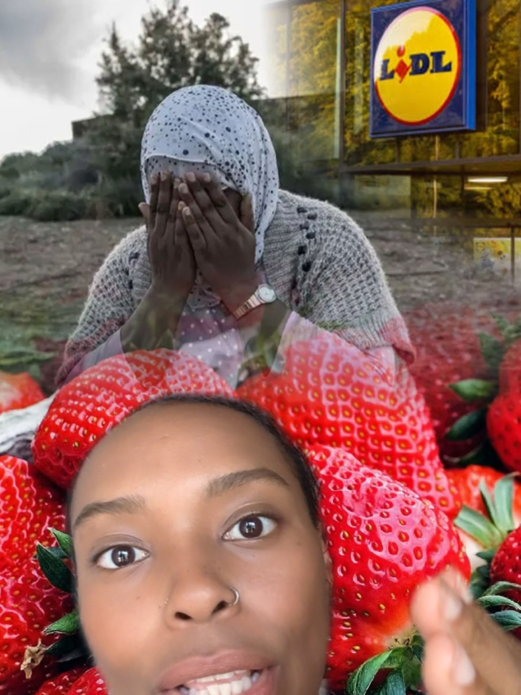what happens at the biggest strawberry farm that supply to supermarkets #awareness #food #strawberry #storytime #ethicalconsumption #fruit #fyp 