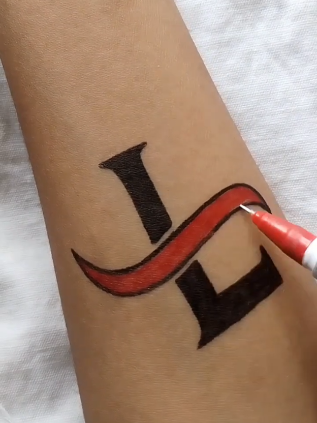 unique tattoo idea #redballtattoo #paviarts #artistkumresh #tattooartist 
