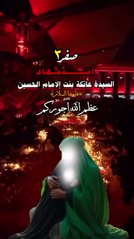 #3صفر_أستشهاد_السيدة_عاتكه  #السيدة_عاتكة_بنت_الحسين  #السيده_عاتكه #💔🥀  #يامولاتي #يامولاتي  #عظم_الله_اجورنا_واجوركم  #fypシ゚viral🖤tiktok 