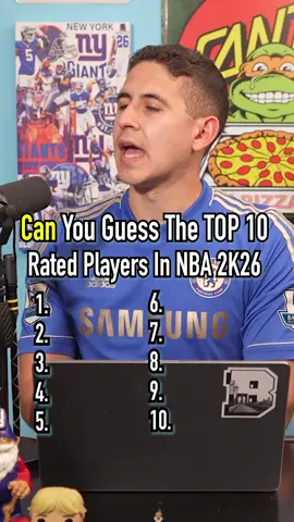 Guess The Top Ten Highest Rated Players In NBA 2K26!! How Many Did You Get Right? #fyp #NBA #basketball #2k #lebronjames #kd #luka 
