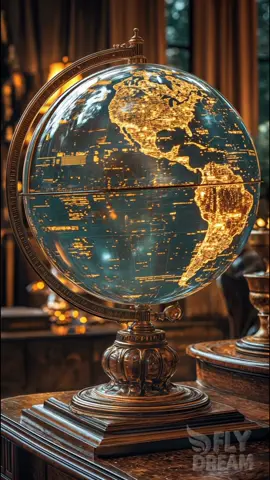 Glow of a Thousand Hopes #GlowOfAThousandHopes #LightsOfHope #MagicalGlobe #MiniatureWorlds #DreamyScenes #WhimsicalArt #flydreamai 