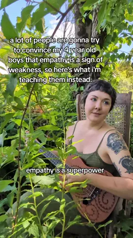 in our family we value empathy + kindness and we don't trust anyone who tries to convince us that we shouldn't care about other people ❤️‍🔥