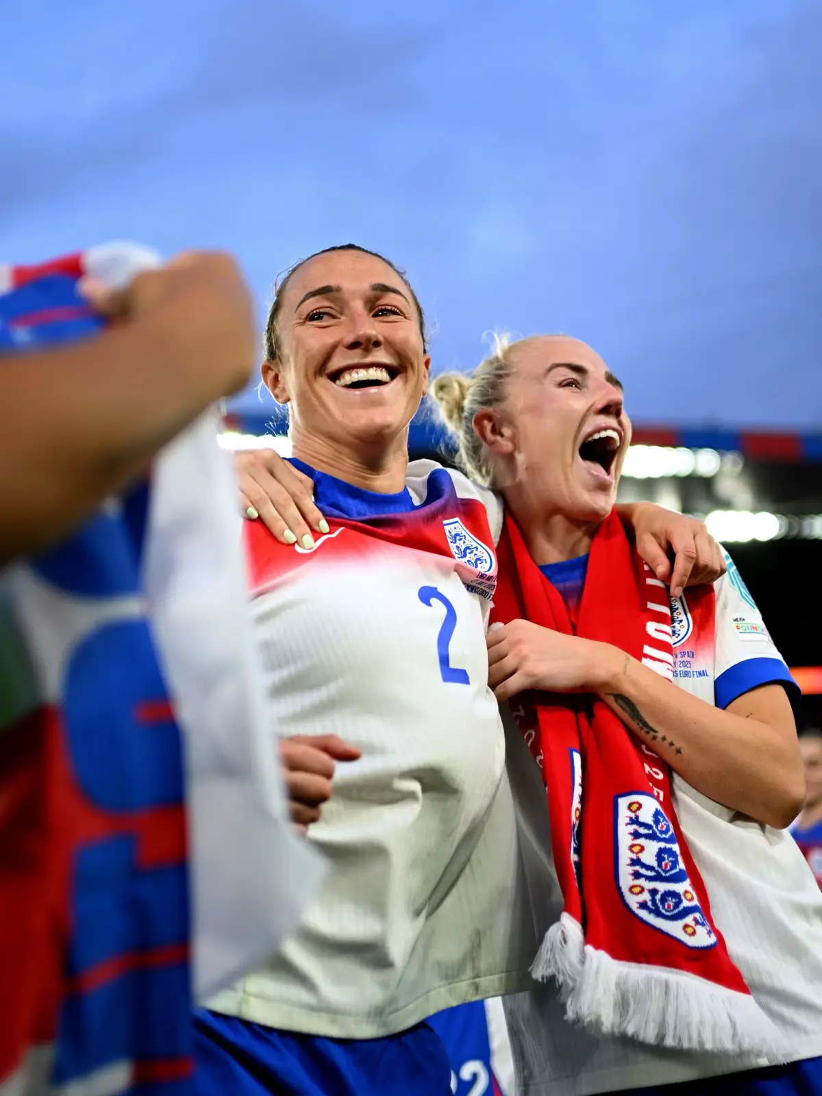 The full-time scenes as the #Lionesses become #WEURO2025 champions. AGAIN! 🔥📸 