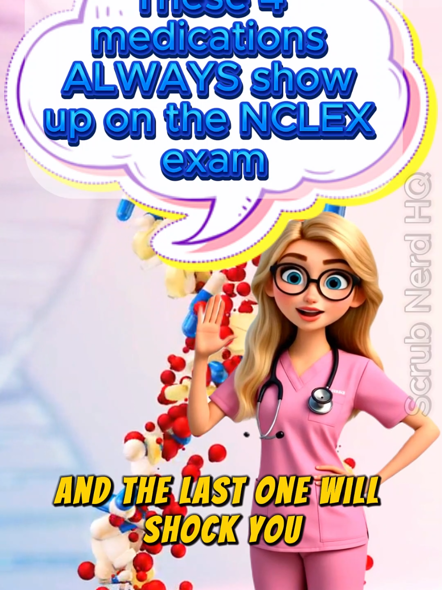 #nursestudents #nclexrn #nursingstudents #nclextips #nclexrn_journey  Get a free NCLEX meds cheat sheet in my bio. 👉 Tag a classmate who’s cramming with you 📌 Save this reel for your review week!