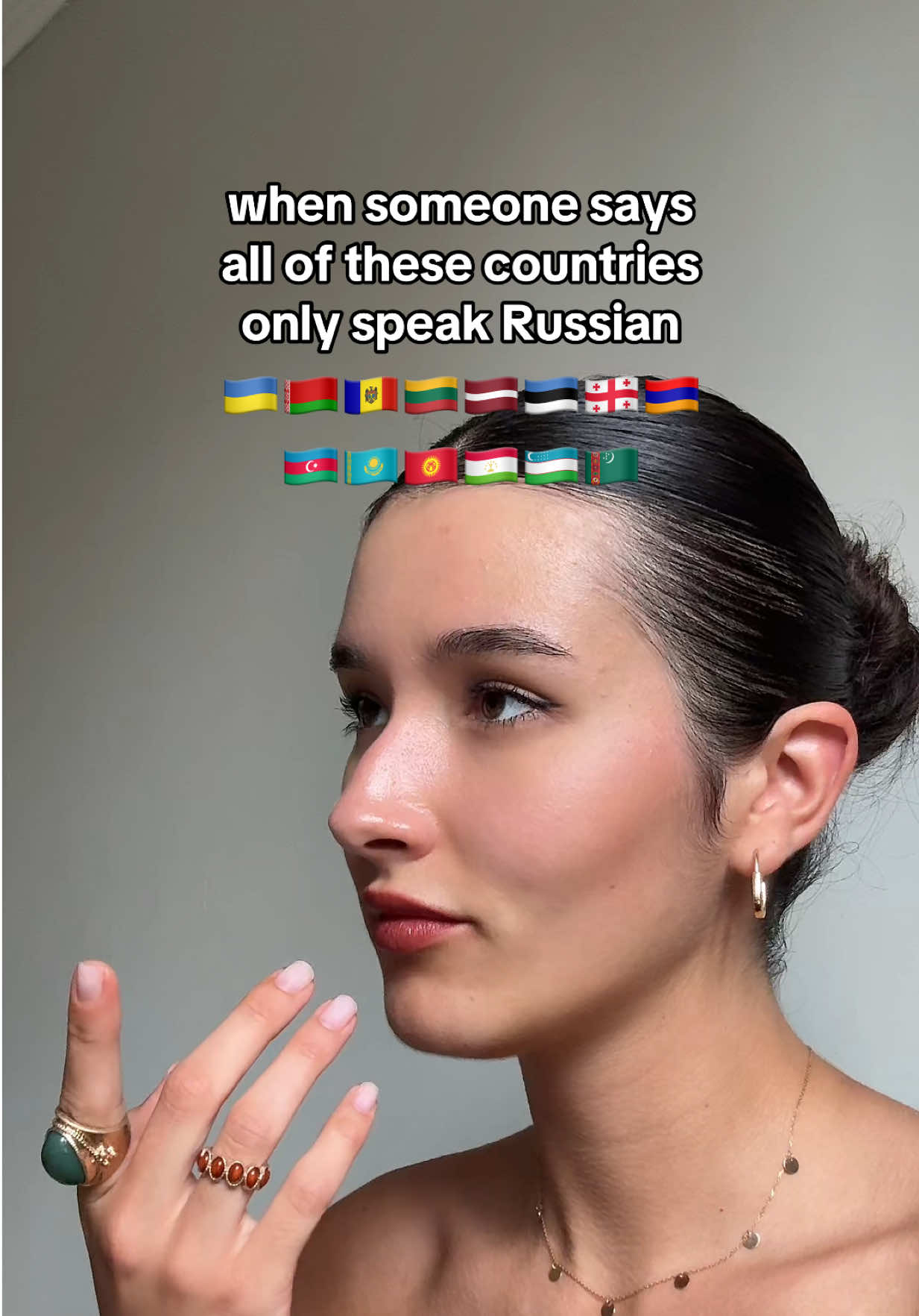 Each post‑Soviet country has its own national language and culture :)