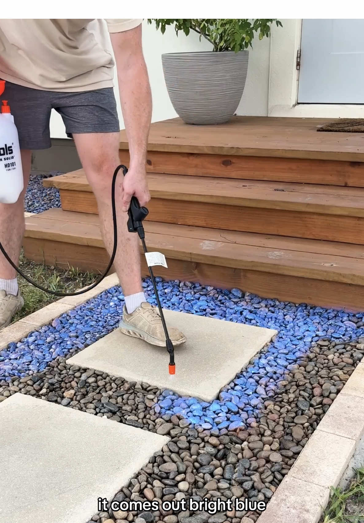 Tired of scattered rocks and messy mulch after every breeze? Lockscape Rock Glue keeps everything in place — rain or shine. @PetraMax | Lawn & Garden  #HomeImprovement #PetraMax #Lockscape #CurbAppeal #YardWork