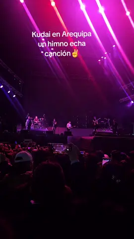 La más feliz quedando afónica con Kudai #kudaiofficial #arequipaconciertos #impactofest2025 #nicolenatalino