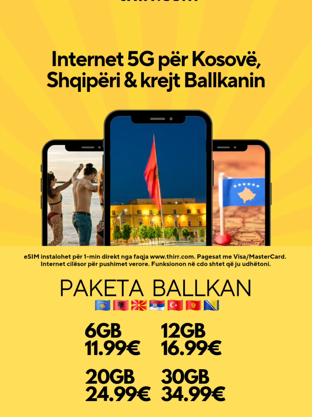 internet 5G për 🇽🇰 🇦🇱 Ballkan & 🇪🇺