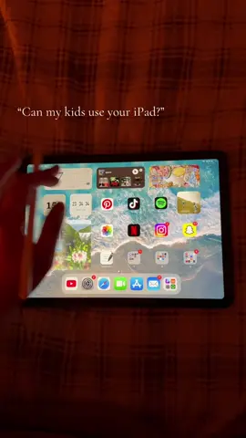 Well… #ipad #ipadsetup #wallpaper #joke #thatgirl #ipadkid 
