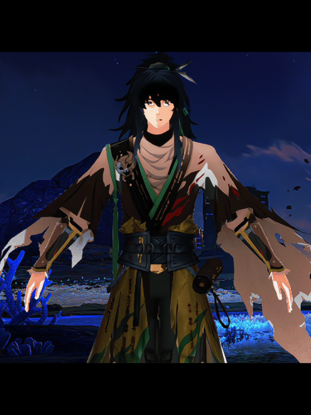 LMAO His face will definitely be fixed, but this is very funny  #qiuyuan #wuwa  #wutheringwaves 