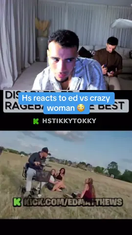 Ha reacts to ed vs crazy woman #edmatthews #edmatthewstokky #edmatthewslive 