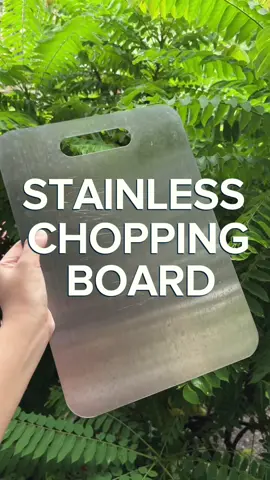 Stainless Chopping Board #kitchentips #kitchenware #CookingHacks #homecooking #foodprep #momshi 