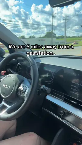 She does this every time #LowFuelLegend #DashboardDiaries #BarelyRolling #FuelishDecisions #5MilesOrBust #GreenArrowOfHope