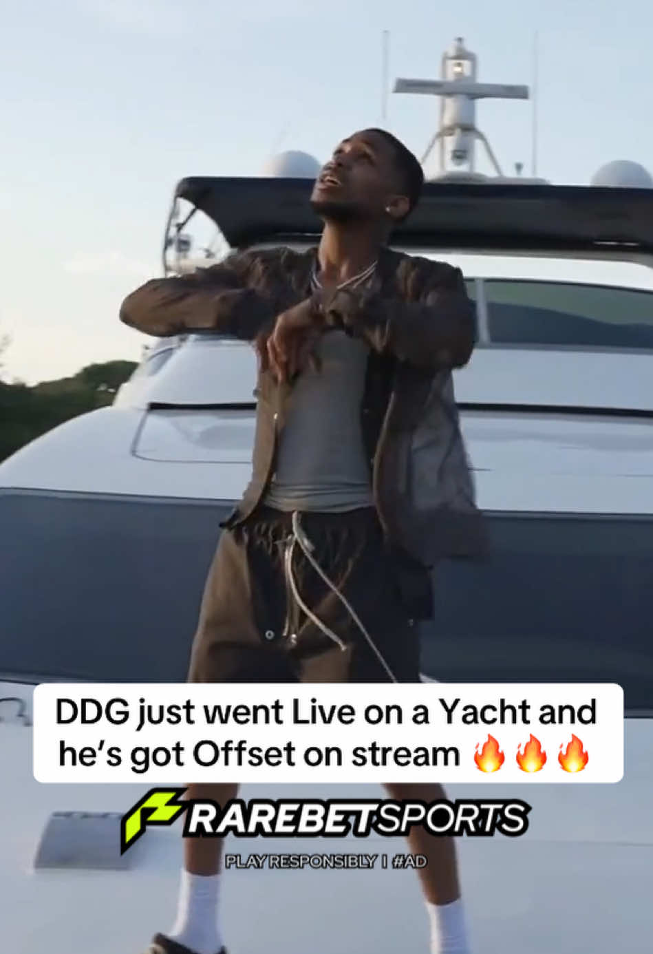 DDG just went Live on a Yachet and he’s got Offset on stream 🔥🔥🔥 #offset #ddg #ddgsquad #pontiacmadeddg #ddgclips #ddgpontiacmade 