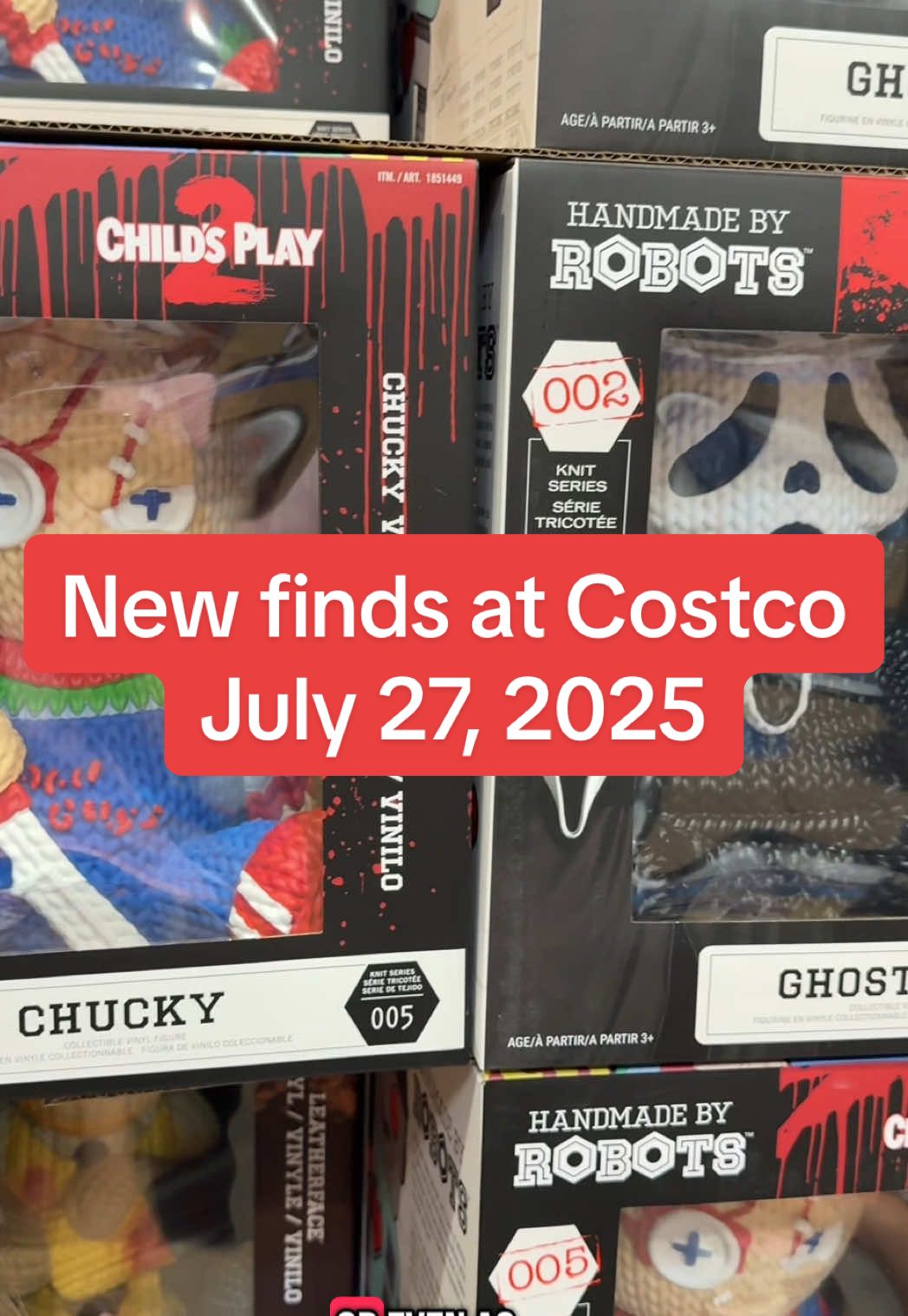 New finds at Costco July 27, 2025. Happy shopping! @handmadebyrobots #halloweencollectibles #newatcostco #costcofindsthisweek #costcomusthaves #costcohaul 