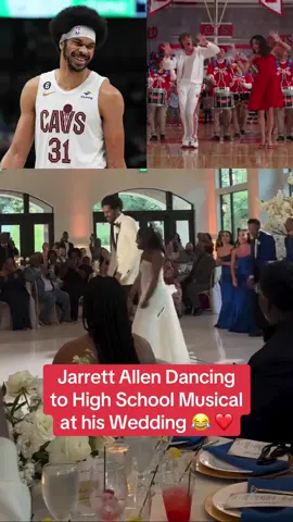 Jarrett Allen just living his best life 😂❤️ (Via: isaacokoro/IG) #NBA #cavaliers #cavs #clevelandcavaliers #jarrettallen #highschoolmusical #dancing #vibes #wedding 