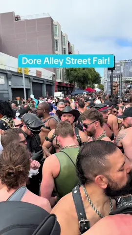Amazing Dore Alley Street Fair! Go San Francisco — the heartland of gayness & marching to our own drummer! #upyouralley #lgbt #lgbtq #sanfrancisco #soma #dorealley
