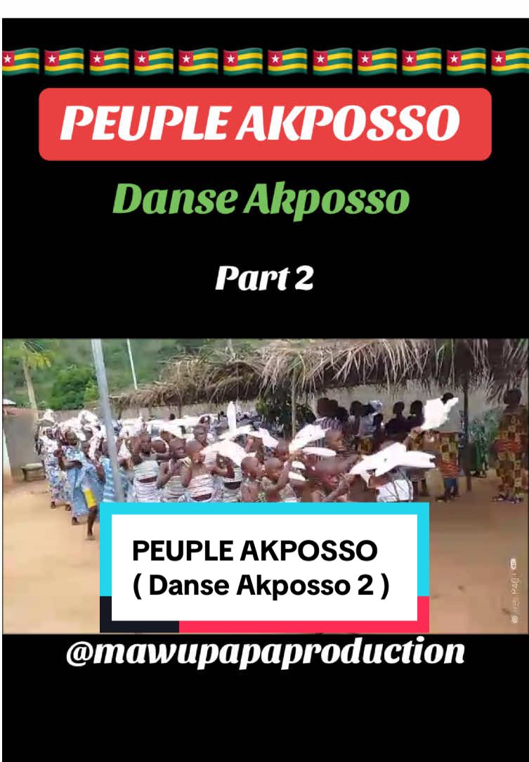 PEUPLE AKPOSSO : Danse Akposso 2 #pourtoi #mawupapaproduction #tiktoktogo🇹🇬 #fyp #togolais228🇹🇬 #peupleakposso #mawupapa #danseakposso #kpossodzaa #viral #culturetogolaise 